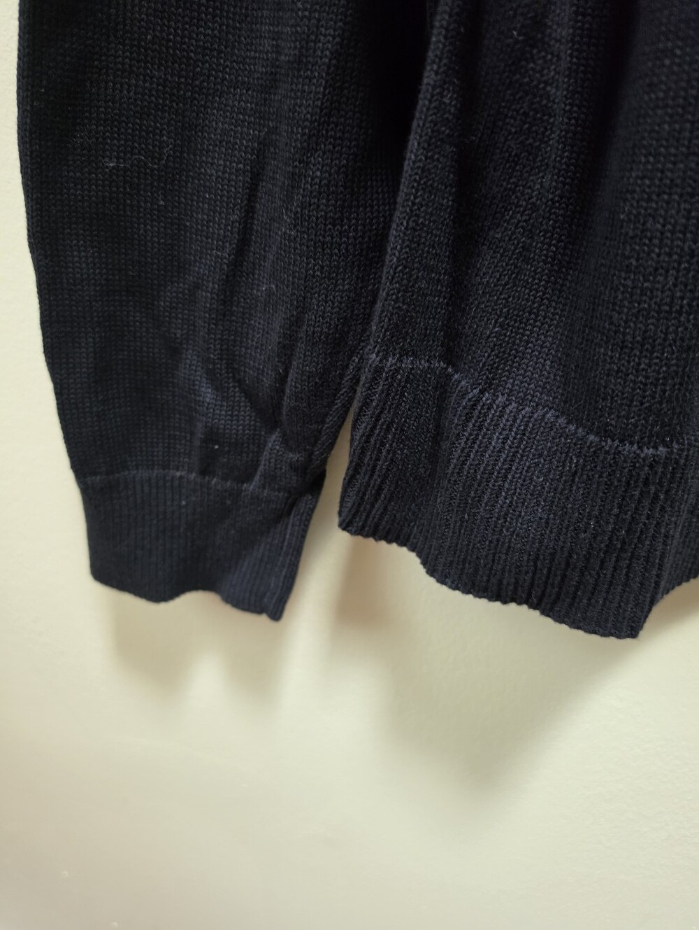 Quince NEW Organic Cotton Mock Neck XL Sweater Oversized Pullover Black Minimal - Picture 6 of 14